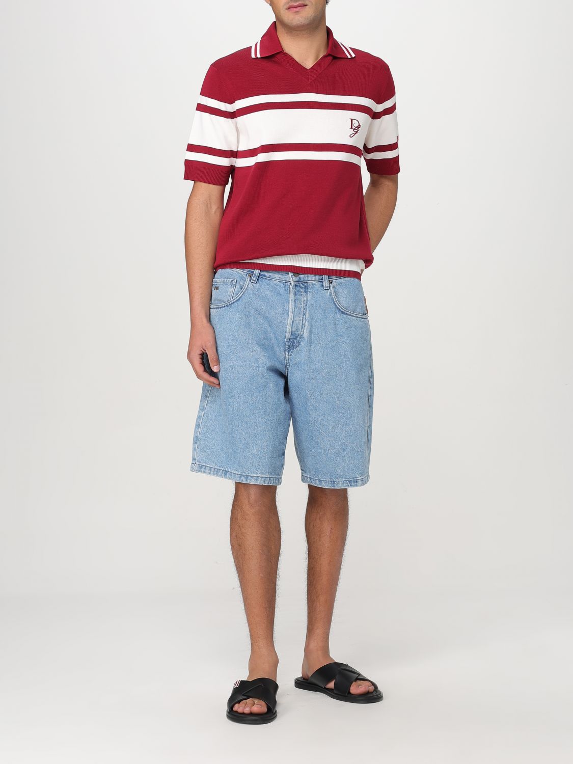 Striped T-shirt - Red