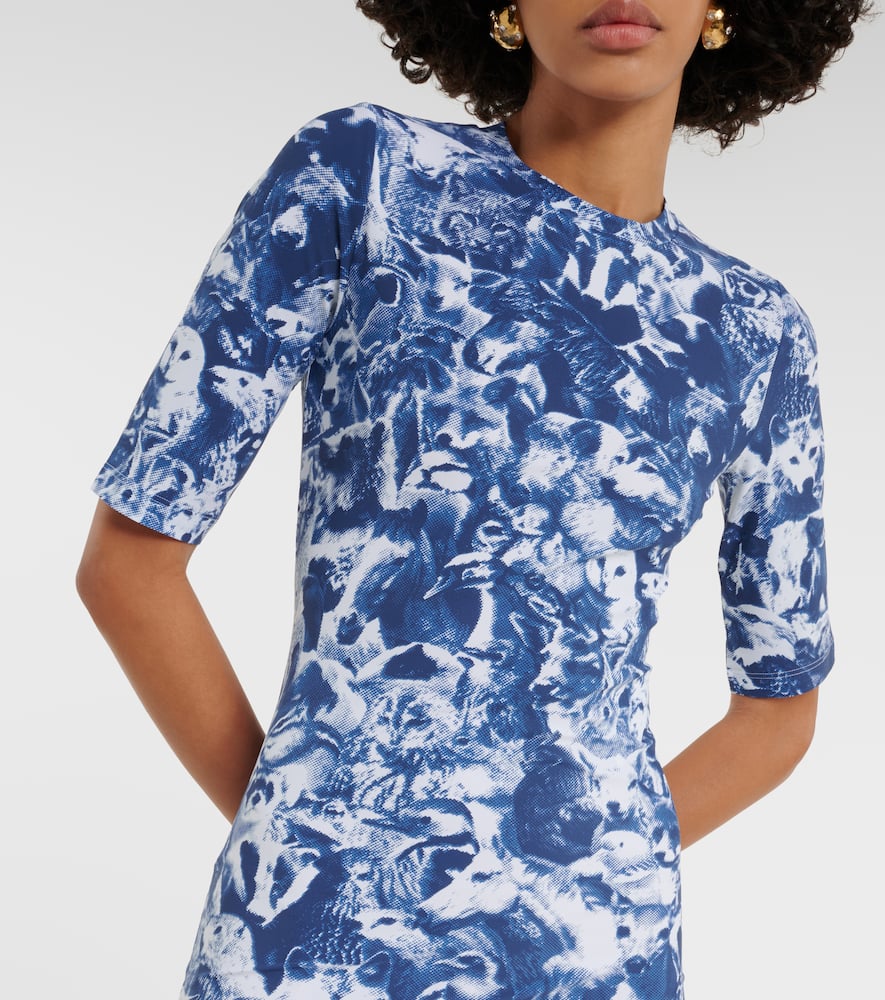 Printed minidress