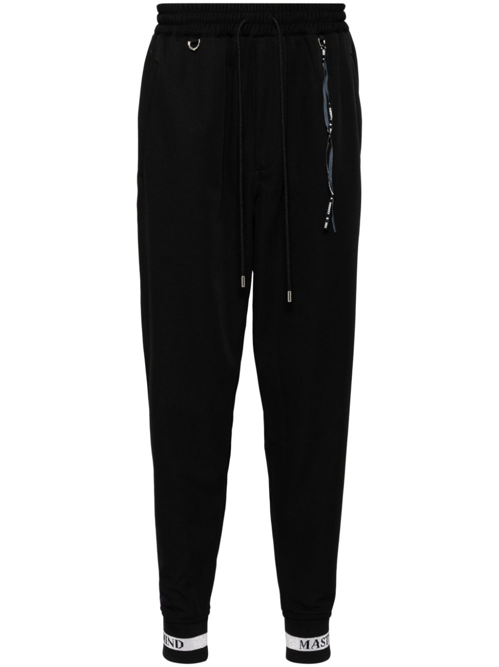 Logo print track pants - Black