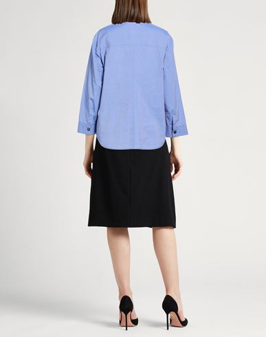Woman Shirt Light blue Size 10 Cotton
