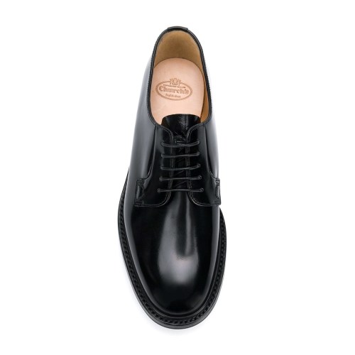Leather lace-up shoes - Brown