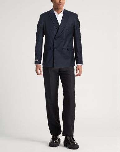 Family First Milano Man Blazer Navy Size 34 Polyester, Wool, Elastane