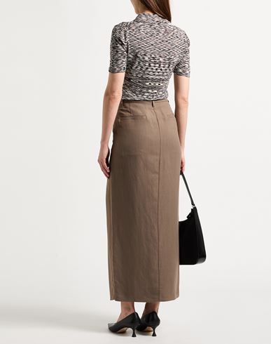 Woman Sweater Brown Size 4 Wool, Polyamide, Elastane