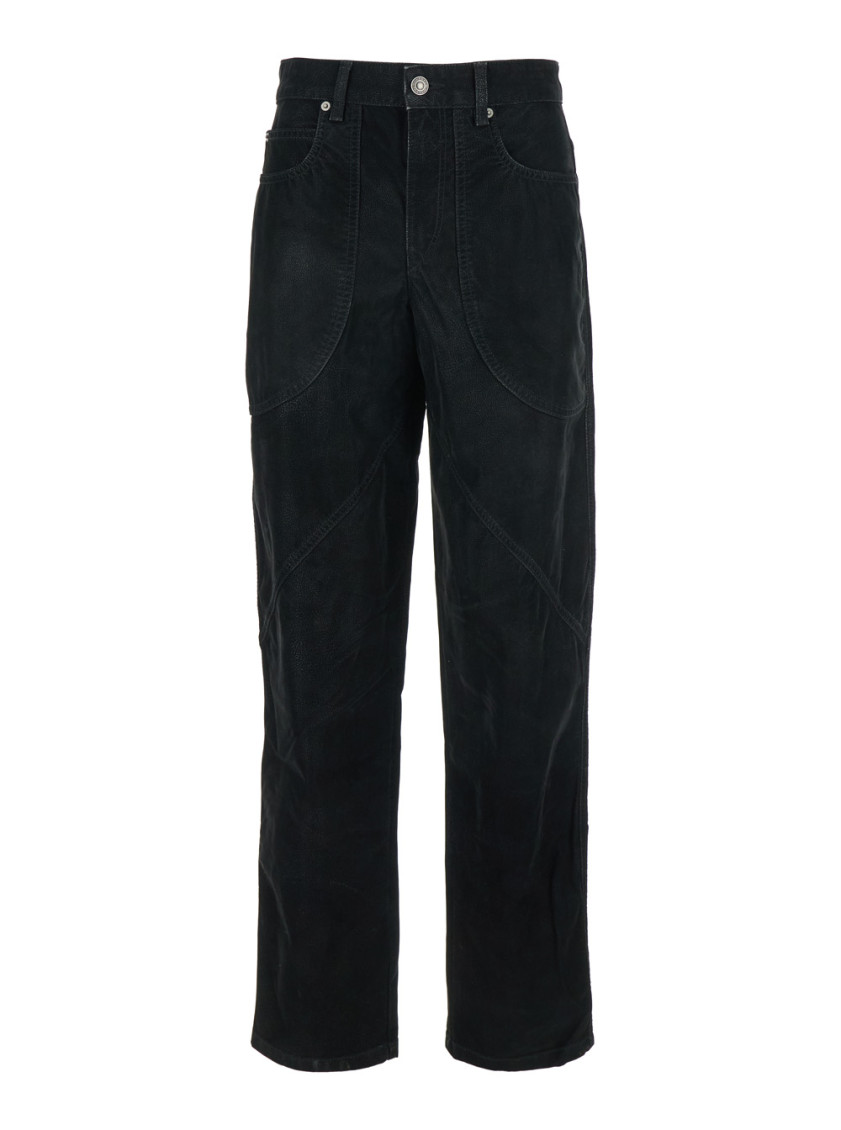 Black Regular Jeans Pants