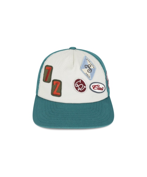 Multi Patch Trucker Cap Green