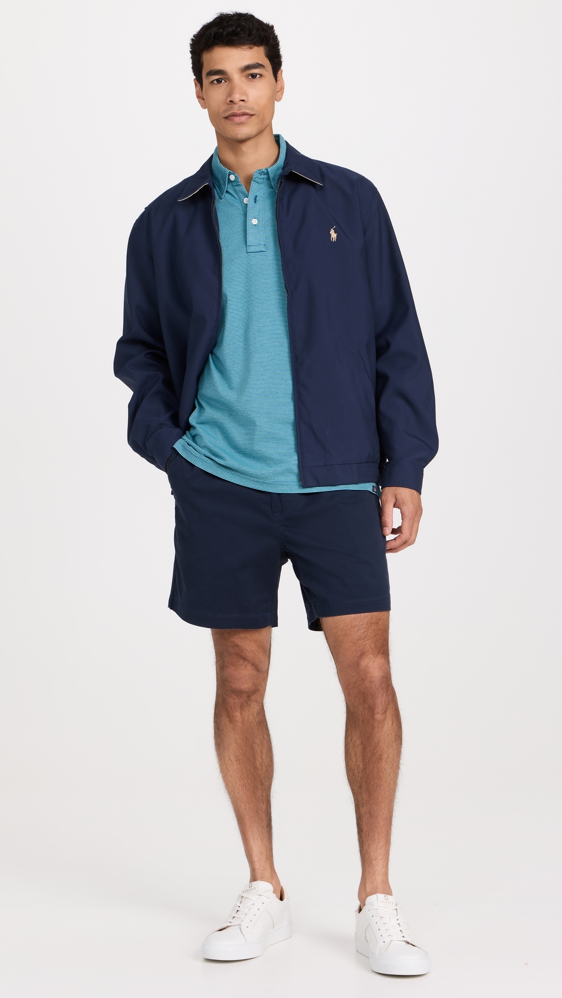 Short Sleeve Movement Pique Polo Island Teal Feeder 