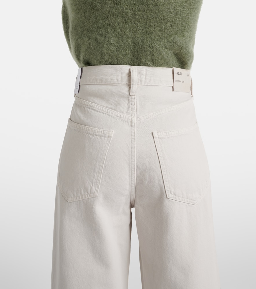 Agolde Low Curve mid-rise wide-leg jeans