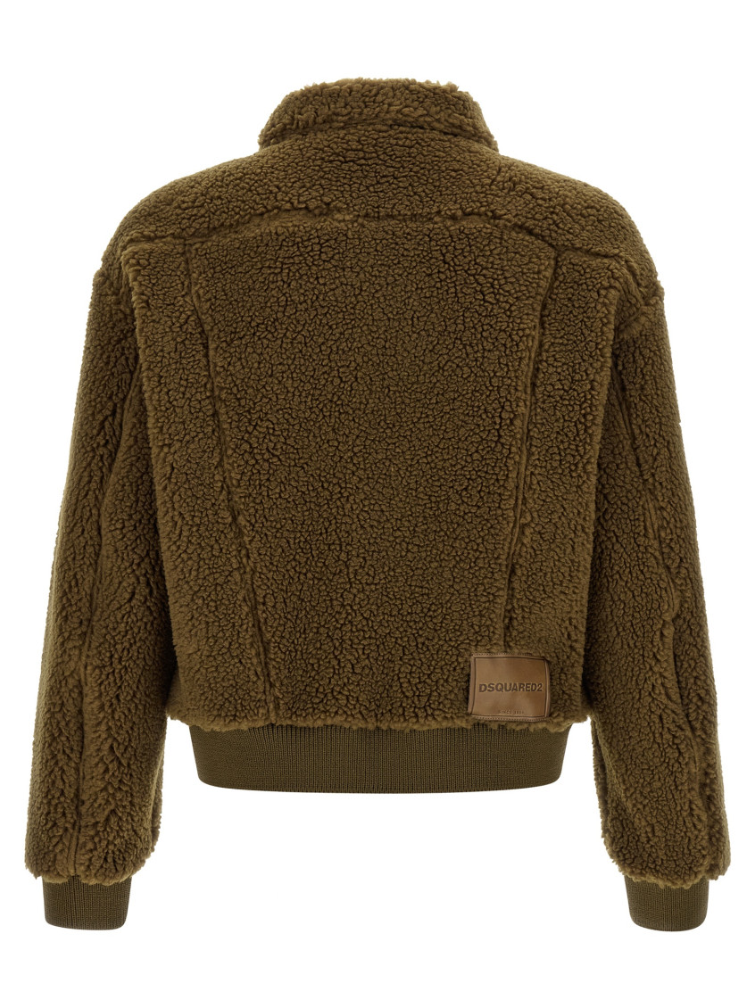 Brown Shirt Collar Jacket