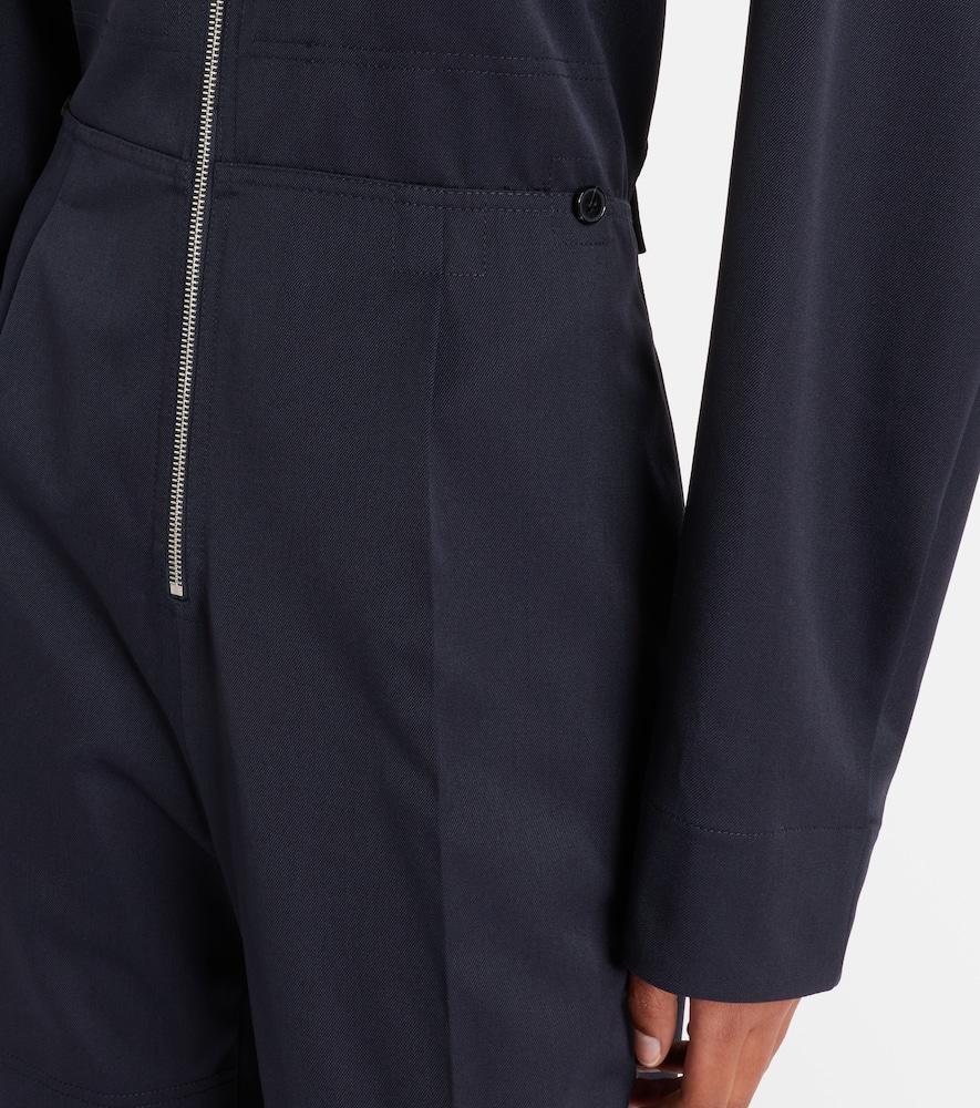 Wool-blend jumpsuit