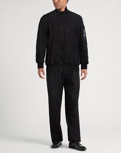 Man Jacket Black Size L Polyamide