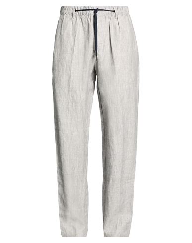 Man Pants Light grey Size 42 Linen