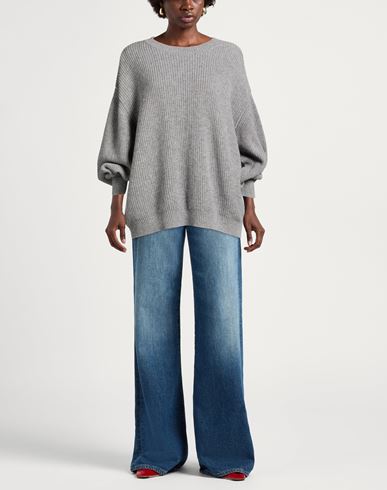 Woman Sweater Yellow Size ONESIZE Viscose, Polyamide, Wool, Cashmere