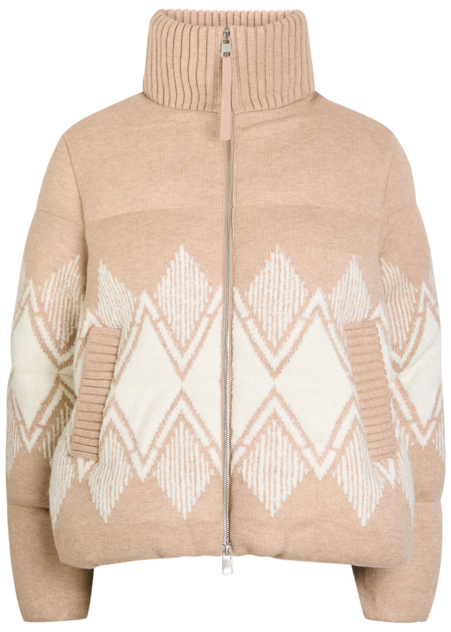 Belina Fair Isle Padded Knit Jacket