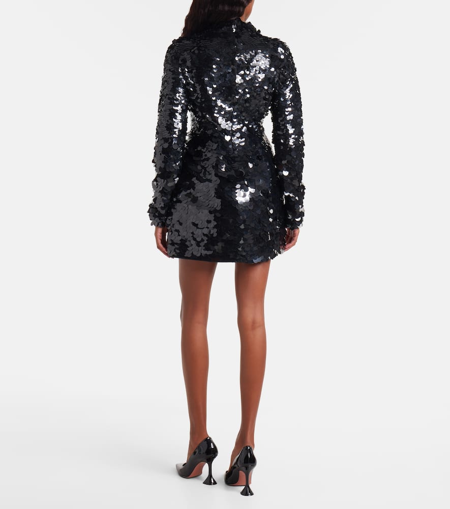 Terfrite sequined jersey minidress