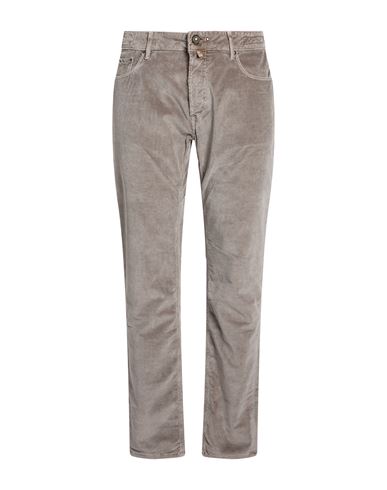 Man Pants Taupe Size 36 Cotton, Modal, Elastane