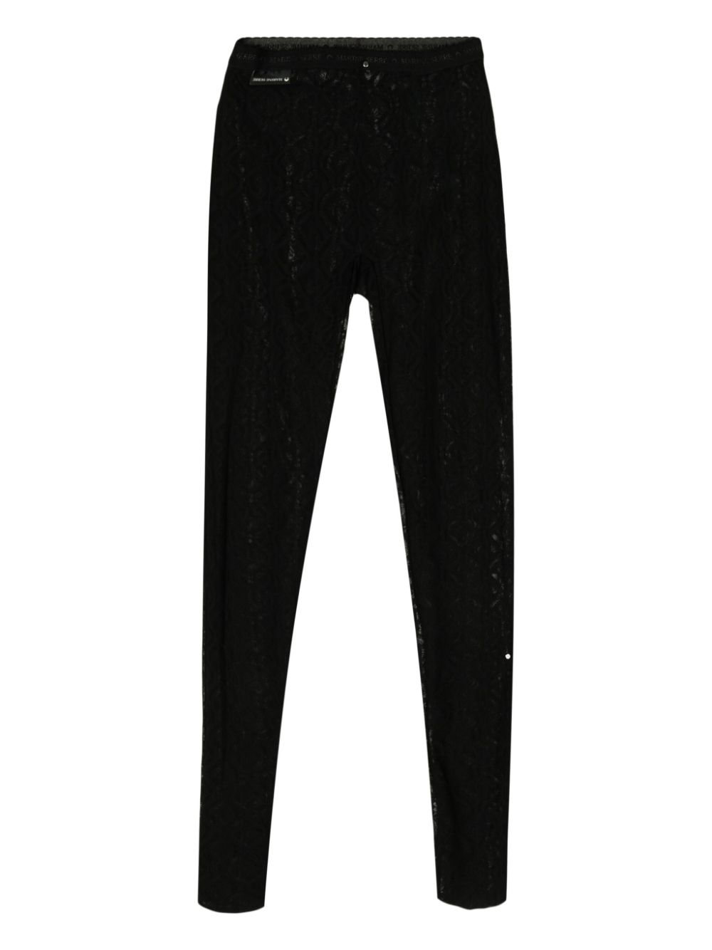 High-waisted leggings - Black