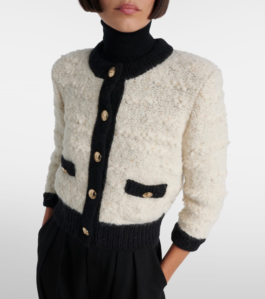 Delightful Sparkle wool-blend cardigan