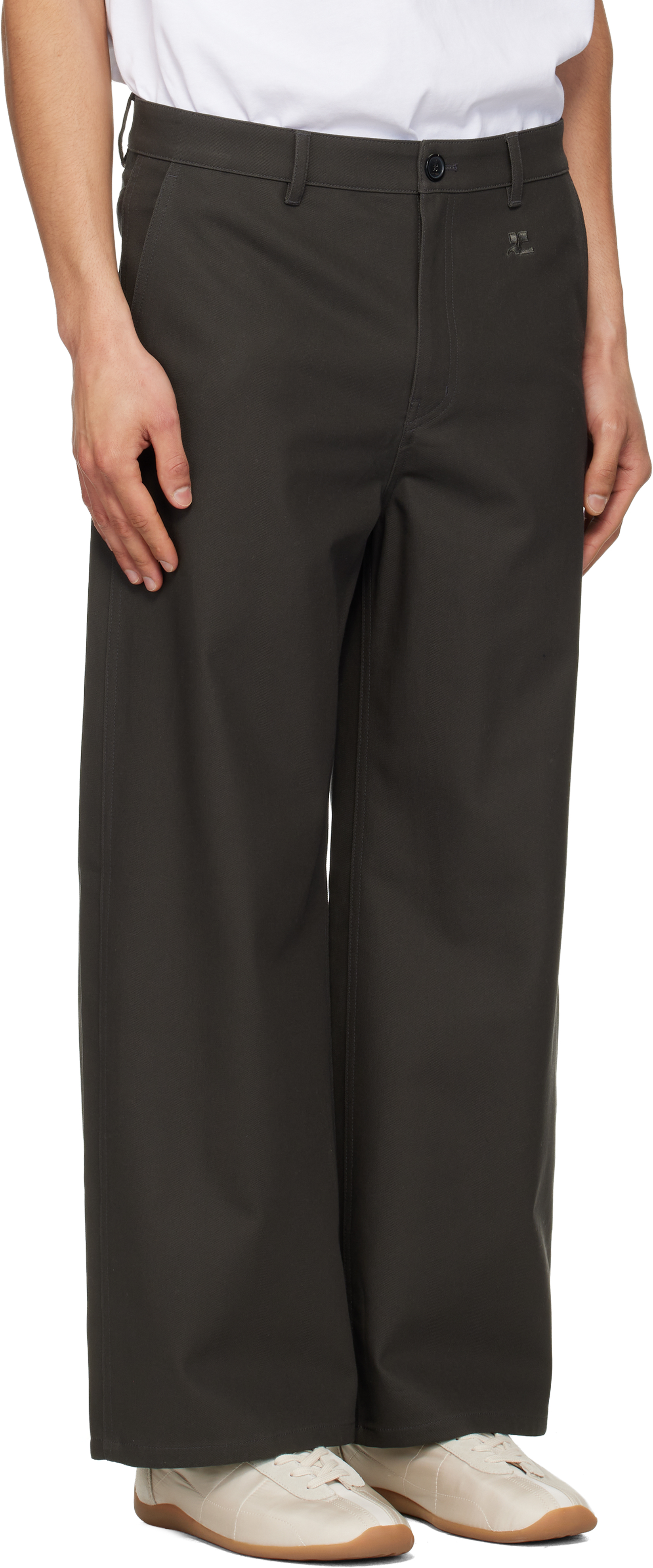 Gray Hammer Cotton Short Trousers