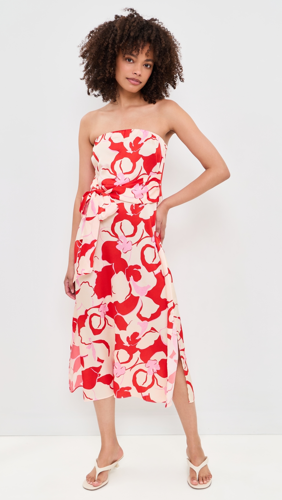Damalis Dress Abstract Orchid