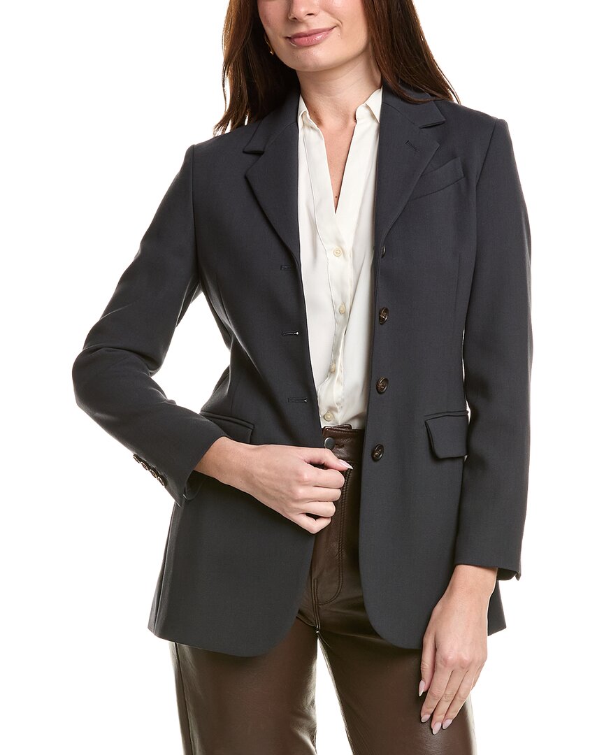 Wool-Blend Blazer