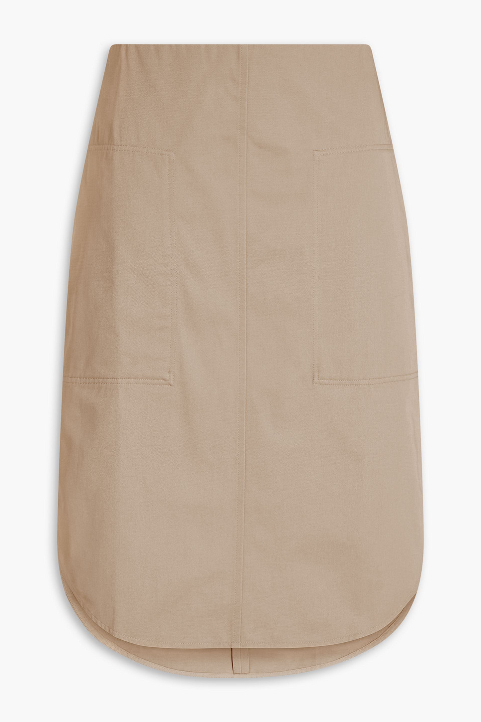 Cotton-twill skirt - Neutral - FR 32