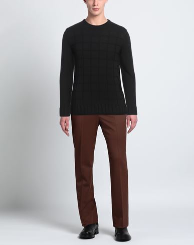 Man Sweater Black Size 40 Merino Wool