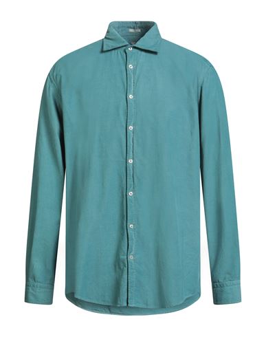 Man Shirt Deep teal Size XL Cotton