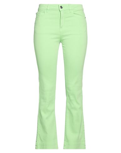 Woman Jeans Light green Size 26 Cotton, Organic cotton, Elastomultiester, Elastane