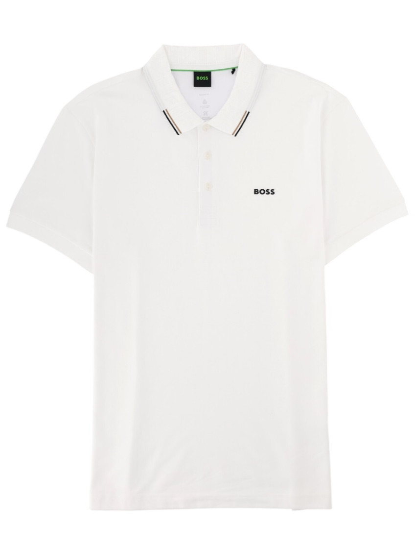 White Shirt Collar Polo