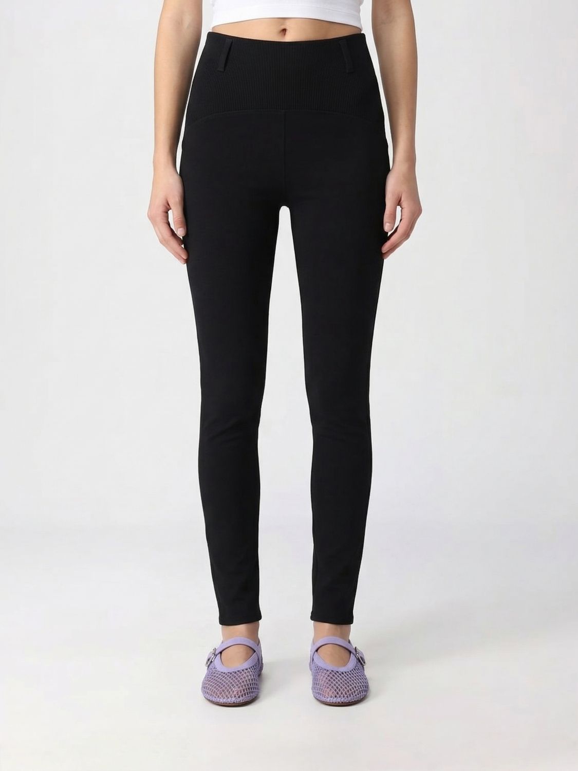 Rib Legging Noir