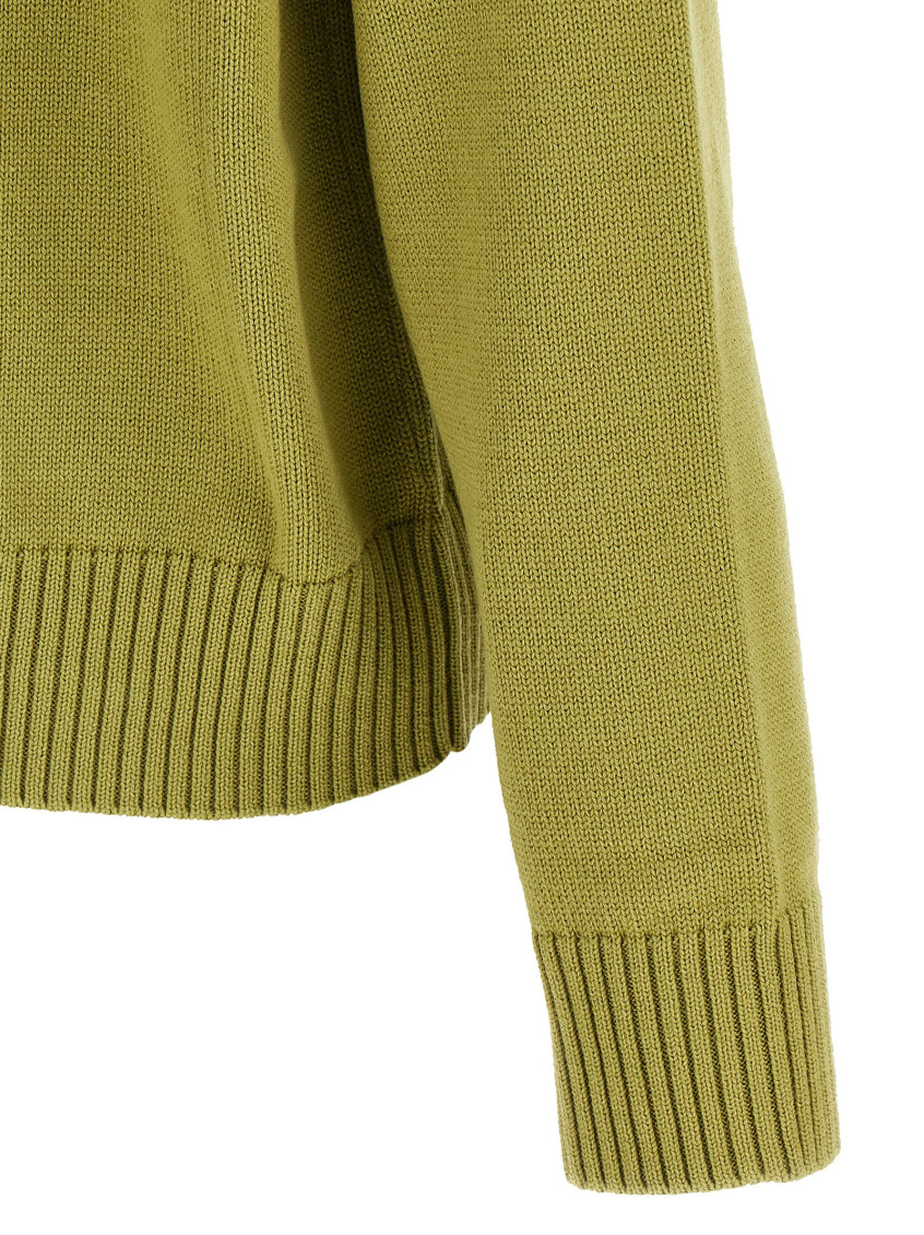 Ami Paris - ami de coeur v neck knit cardigan
