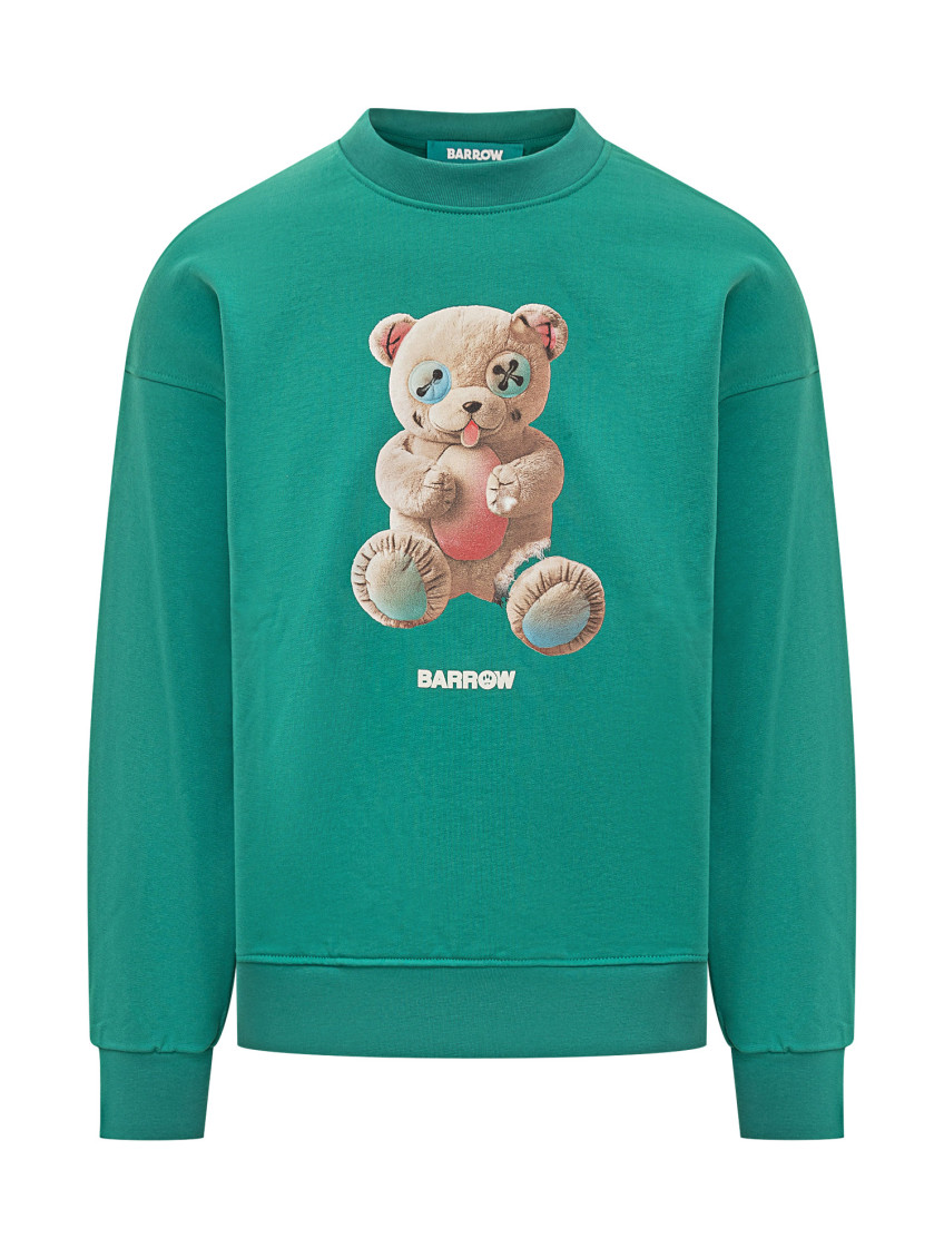 Green Crew Neck Sweatshirt