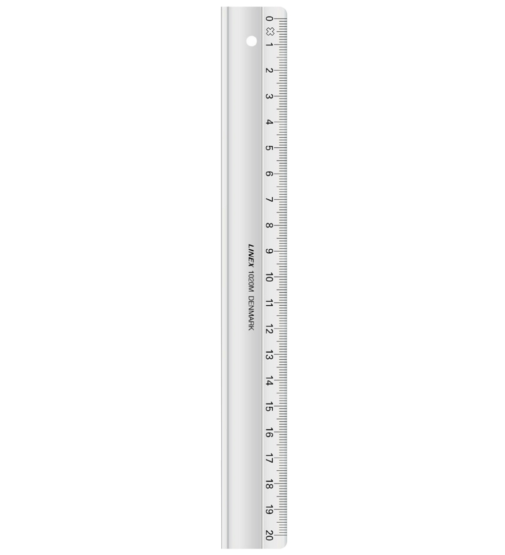 Linex School ruler - - Transparent - Linex - OneSize - Ruler