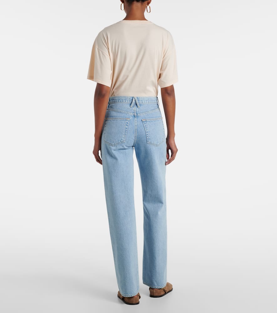 Grace high-rise wide-leg jeans