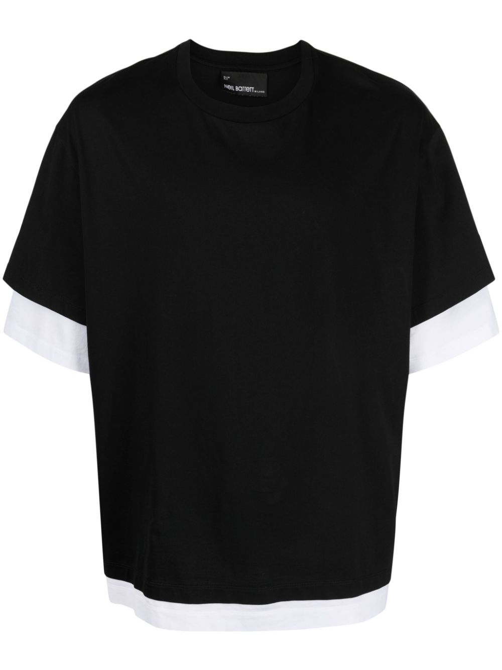 Travel layer-effect T-Shirt - Black