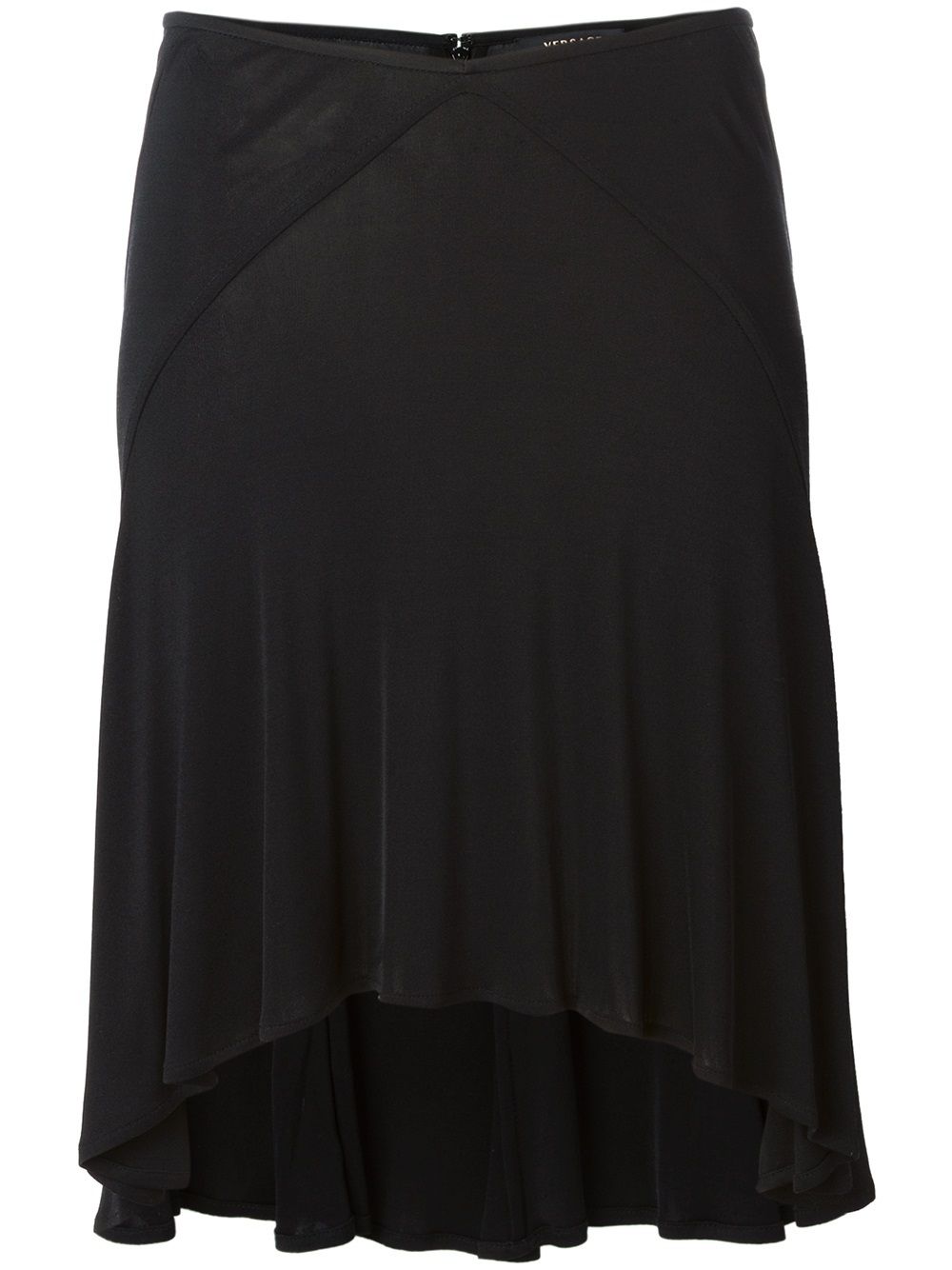 Fluid flared skirt - Black