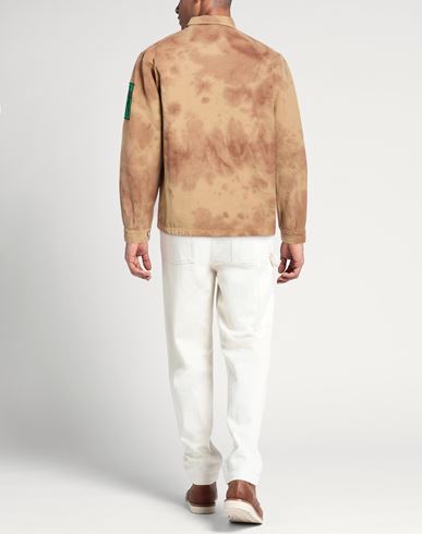 Man Shirt Camel Size M Cotton