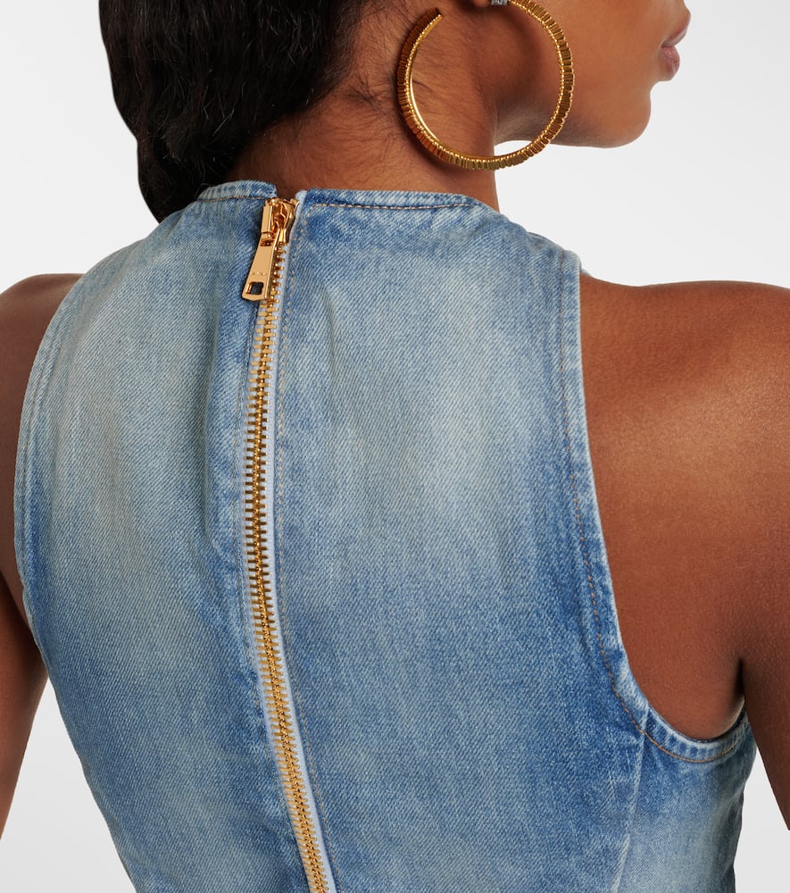 Denim minidress