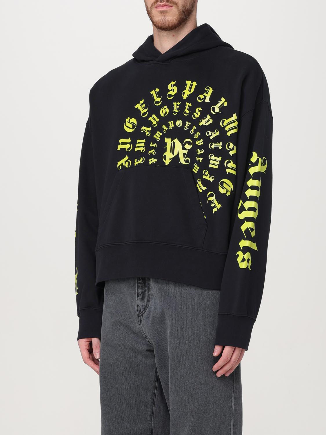 Logo-print cotton hoodie - Black