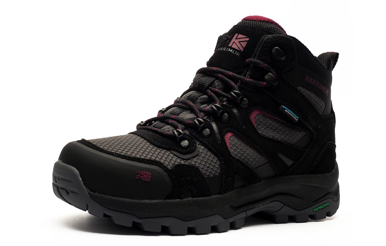Karrimor Premium Bodmin Mid 6 Womens Waterproof Hiking Boots - Black
