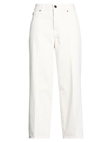 Jacob Cohёn Woman Jeans Ivory Size 28 Cotton