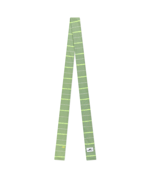 Pattern Scarf Light Olive