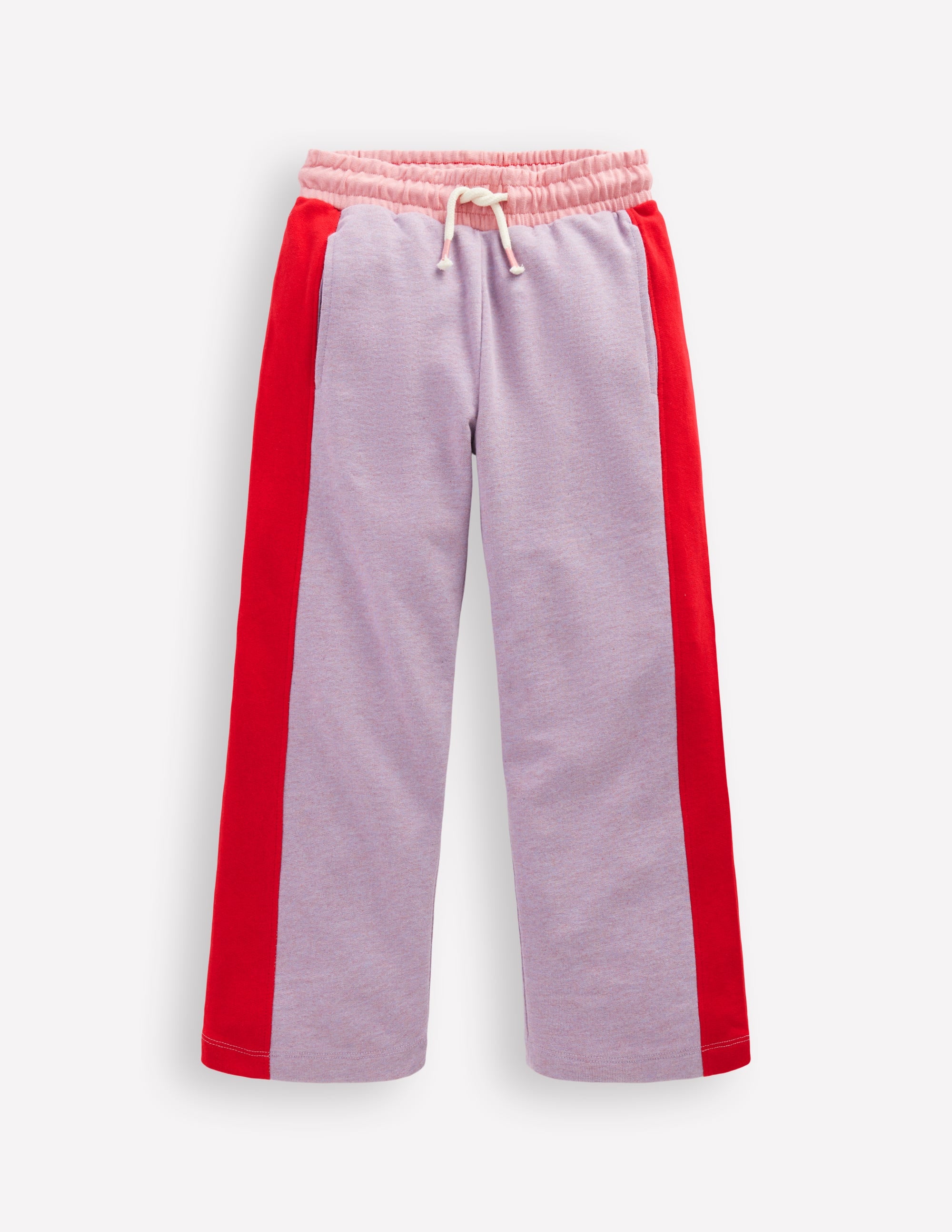 Wide Leg Sweatpants Colourblock