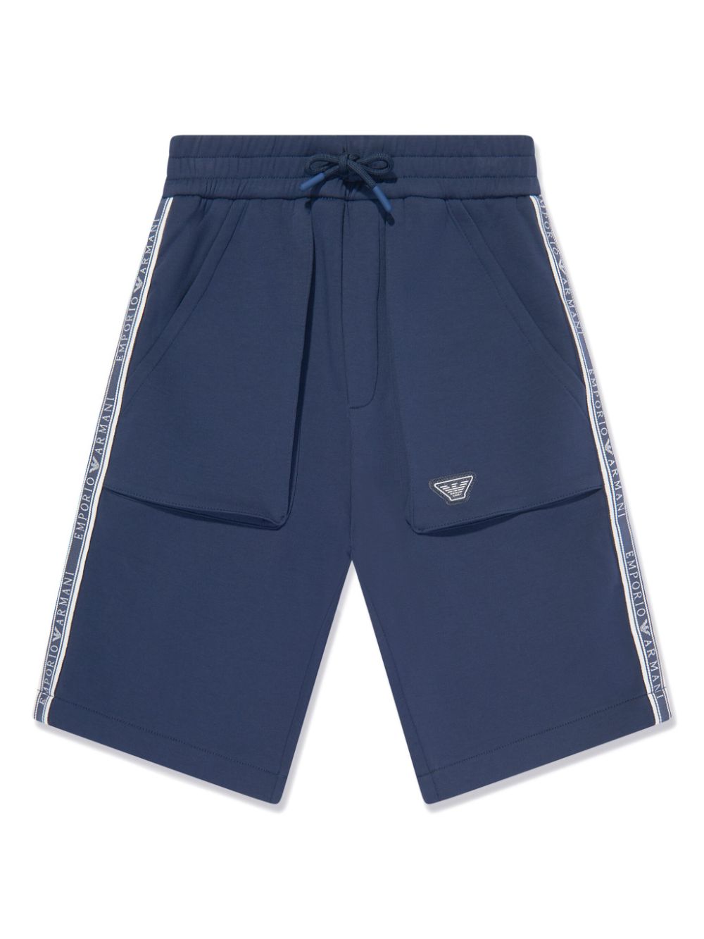 Logo-tape shorts - Blue