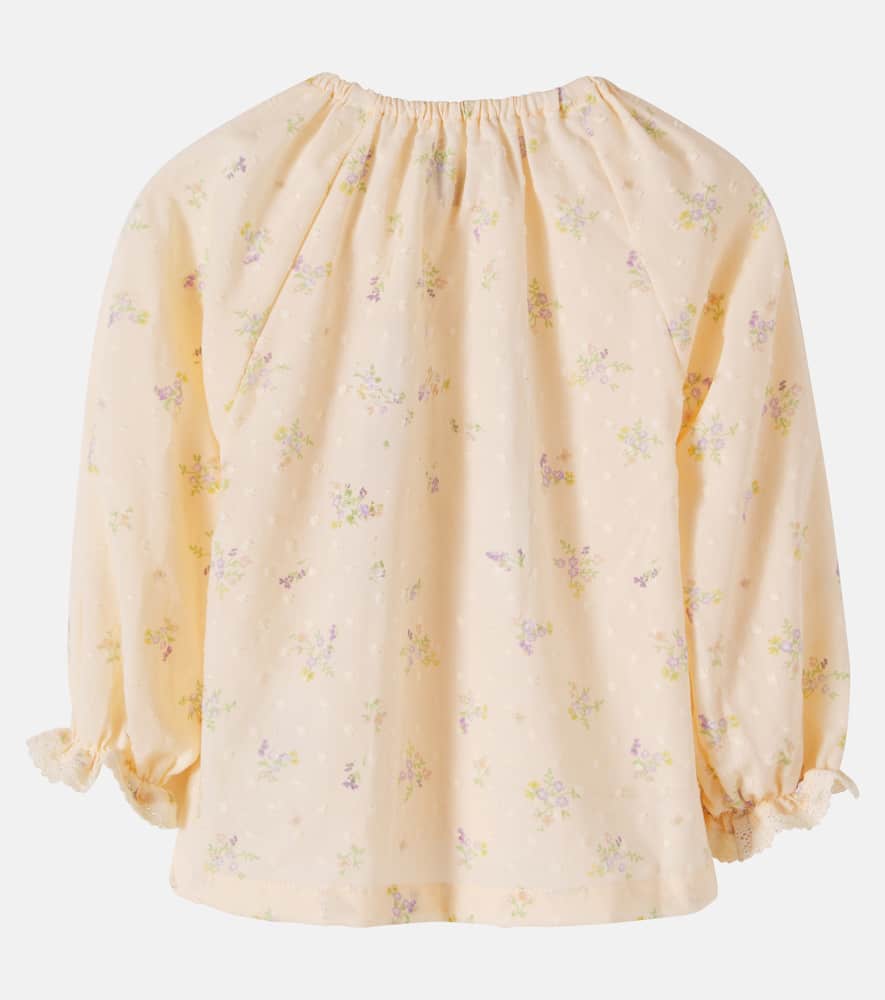 Baby Merle floral cotton blouse