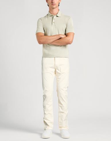 Jacob Cohёn Man Pants Off white Size 33 Cotton, Lyocell, Elastane