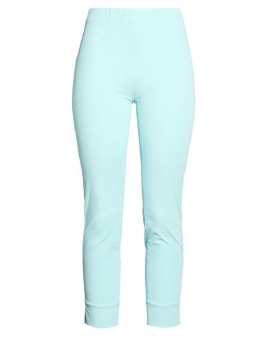 Woman Pants Light blue Size 12 Polyamide, Cotton, Elastane