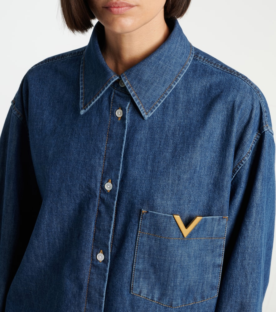 VGold chambray shirt