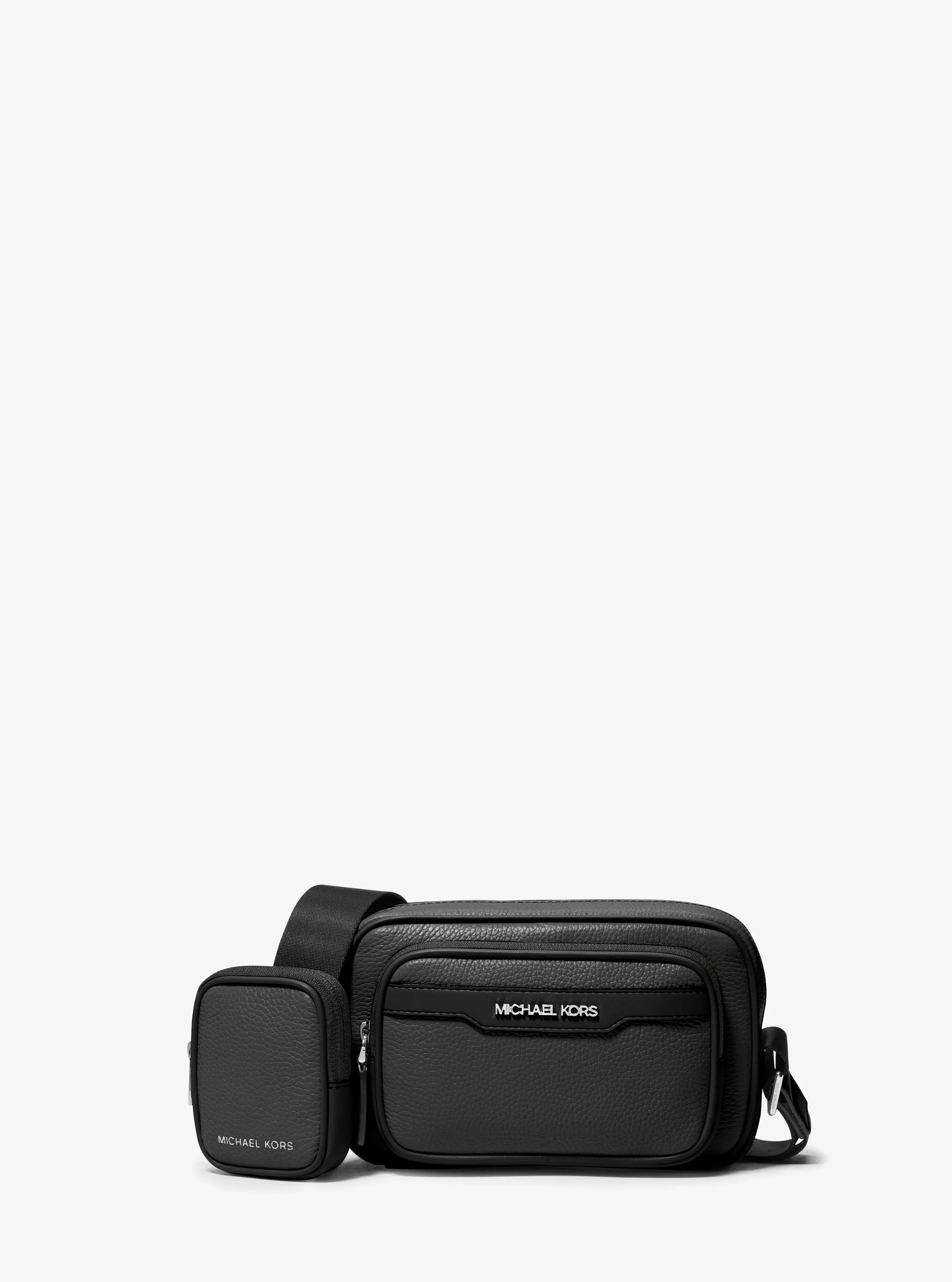 Cooper Pebbled Leather Camera Bag in Black - One Size