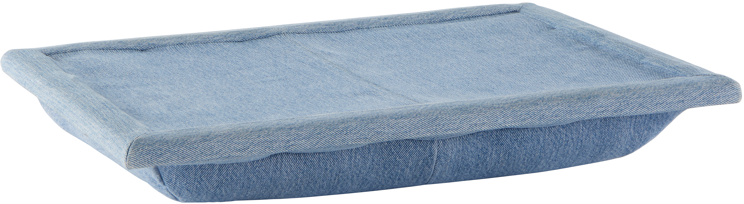 Blue Nº75 Jeansified Object Denim Lap Cushion